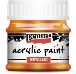 Pentart Metál akrilfesték 50 ml metál narancs