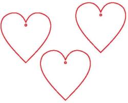 Penta collection Fafigura, 15 db/csomag - szivecske 328