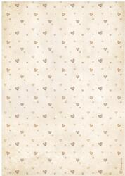 Stamperia DFSA41092 - A4 rizspapír csom. - Baby hearts pattern