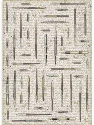 Stamperia Dekupázs rizspapír A3 csom. - Vintage tollak