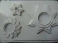 Penta collection Gipszkiöntő forma, normál - Gyertyatartó 3 csillag