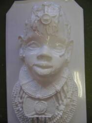 Penta collection Gipszkiöntő forma, normál - Afrikai fej