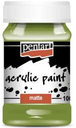 Pentart Matt akrilfesték 100 ml olíva 2290
