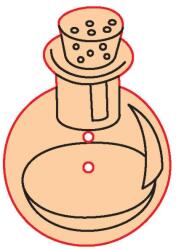 Penta collection Fafigura gomb 31 - varázsital 10 db/csomag