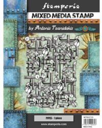 Stamperia Akril pecsételő 15x20 cm - Csőrendszer