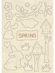 Stamperia Fa figura - A5 - Tavasz