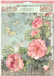 Stamperia 6 rizspapír A4 - House of Roses