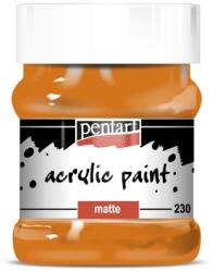 Pentart Matt akrilfesték 230 ml narancs