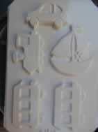 Penta collection Gipszkiöntő forma, normál - Vonat, autó, hajó