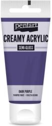 Pentart Krémes akrilfesték selyemfényű 60 ml sötétlila