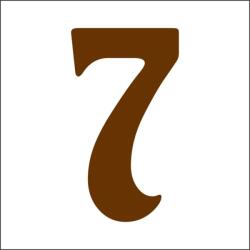 Penta collection Fabetű 25mm, 8 db/csomag 7