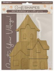 Stamperia MDF figurák: Silent Sea House landscape