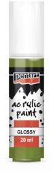 Pentart Fényes akrilfesték 20 ml oliva