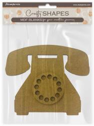 Stamperia MDF figurák: Golden Harmony Telephone
