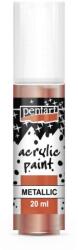 Pentart Metál akrilfesték 20 ml bronz