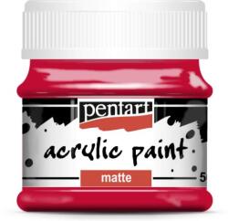 Pentart Matt akrilfesték 50 ml piros