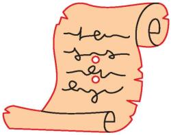 Penta collection Fafigura gomb 27 - pergamen 10 db/csomag
