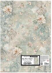 Stamperia DFSAJB001 - Rizspapír cm 50X70 - peony pattern