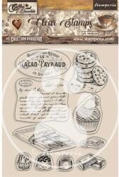 Stamperia Akril pecsételő cm 14x18 - Coffee and Chocolate chocolate elements