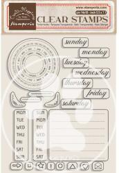 Stamperia Acril pecsételő cm 14x18 - Create Happiness Christmas weekly planner