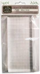 Stamperia Akril pecsételő alap: 18x18 cm