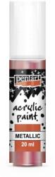 Pentart Metál akrilfesték 20 ml vörösréz