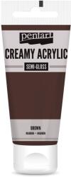 Pentart Krémes akrilfesték selyemfényű 200 ml barna