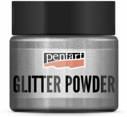 Pentart Színes csillámpor 19 g ezüst