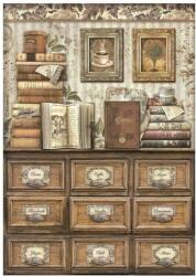 Stamperia A4 rizspapír csom. - Coffee and Chocolate books