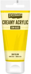 Pentart Krémes akrilfesték selyemfényű 60 ml napsárga