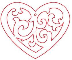 Penta collection Fafigura, 6 db/csomag - szivecske 89