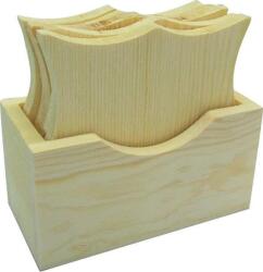 Penta collection Poháralátét tartóval, 11, 5 x 6 x 6, 5 cm, íves négyszögletű