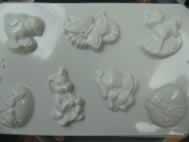 Penta collection Gipszkiöntő forma, normál - Húsvéti 7 motívumos