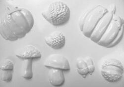 Penta collection Gipszkiöntő forma, normál - Tök, makk, sünik