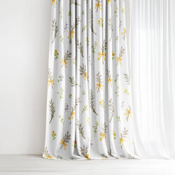 Goldea húsvéti dekor függöny - barka mintás 240x150 cm