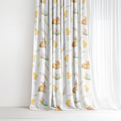 Goldea húsvéti dekor függöny - vidám húsvét 160x150 cm