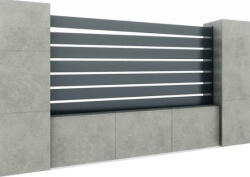 Umakov Kerítés összeállítás 20×120 léccel, 1, 7x2m (FG/AIR20x120-1.7x2-R7016)