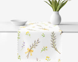 Goldea napron de masă teflonat de primăvară - crenguțe de salcie 20x140 cm Fata de masa