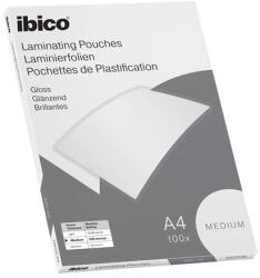 Ibico Meleglamináló fólia, 100 mikron, A4, fényes, IBICO "Medium (627309)