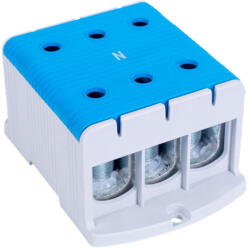 Tracon 35-240mm2, max. 1000VAC/1500VDC, max. 425A FLEAL-240/3K Főáramköri leágazó kapocs, felületre szerelhető, kék 5997374217019