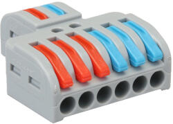 Tracon 0, 5-4mm2, 32A, 400VAC 2P OVO2P26 Többpólusú csavar nélküli vezetékösszekötő, nyitható 5997374224857