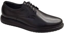 DeSuceava Pantofi casual barbati din piele naturala de culoare neagra DeSuceava RSY03N, marimea 43