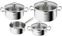 Tefal Set oale Tefal Duetto A705A8 7 piese otel inoxidabil compatibil inductie (A705A835)