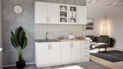  Kinga konyhabútor SZD 200/72 cm - Bianco - oldalra nyíló felső elemekkel