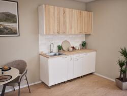  Kíra konyhabútor SZD 164/72 cm - Sonoma tölgy - fehér