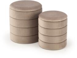  PACHO két darabos puff szett: bézs (HR)