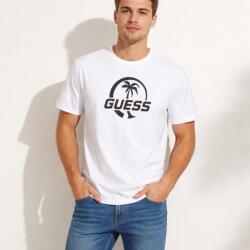 Guess cn ss logo palm t-shirt m | Bărbați | Tricouri | Alb | F6GI00J1314-G011