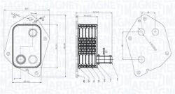 Magneti Marelli Chladič motorového oleja MAGNETI MARELLI 350300006000 (350300006000)