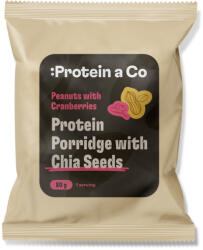 Protein a Co ProteinaCo Terci proteic cu chia 80 g Aromă: Arahide cu merișoare