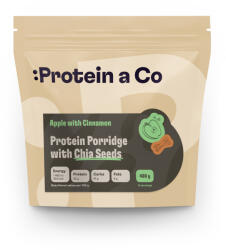 Protein a Co ProteinaCo Terci proteic cu chia 480 g Aromă: Măr cu scorțișoară